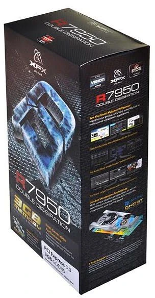 XFX Radeon HD 7950 DD, 3GB GDDR5, 2x DVI, HDMI, 2x mDP