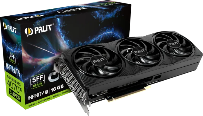 Palit GeForce RTX 4070 Ti SUPER Infinity 3 OC, 16GB GDDR6X, HDMI, 3x DP