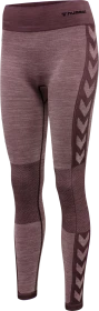 hummel CLEA Seamless Tight Hose lang fudge/woodrose melange (Damen)