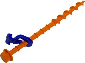 Peggy Peg Schraubheringe Normal 6 Stück Heringe orange