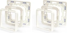 Shelly Adapter für BLU Wall Switch 4-fach, kompatibel mit Busch-Jaeger, weiß, Adapter