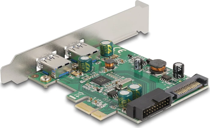 DeLOCK 2x USB-A 3.0, PCIe 2.0 x1