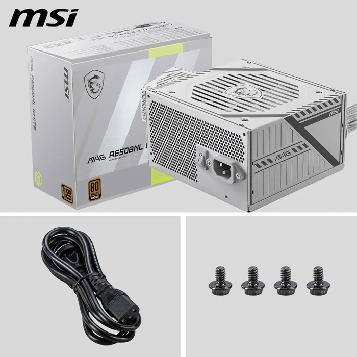 MSI MAG A650BNL weiß 650W, ATX 2.4