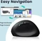 Perixx PERIMICE-819 Wireless Ergonomic Vertical Mouse schwarz, USB/Bluetooth Vorschaubild