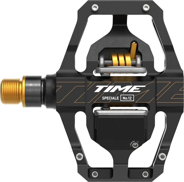 Time Speciale 12 Small Klickpedale schwarz/gold