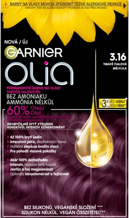 Garnier Olia Haarfarbe 3.16 Aubergine