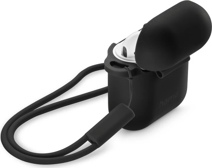 Hama Fantastic Feel Case für Apple AirPods 1/2 schwarz