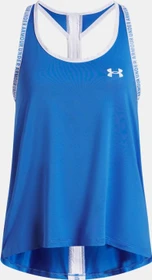 Under Armour Knockout Funktionsshirt ärmellos blue atlantis/white (Junior)