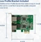 Syba Adapter LAN-Adapter, 2x RJ-45, PCIe 2.0 x1 Vorschaubild