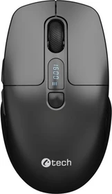 C-Tech WLM-13 Rechargeable Dual-Mode Wireless Mouse schwarz, USB/Bluetooth (WLM-13BK)