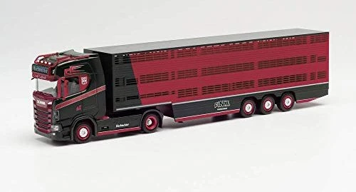 Herpa Scania CS 20 HD Viehtransporter-Sattelzug Hachmeister