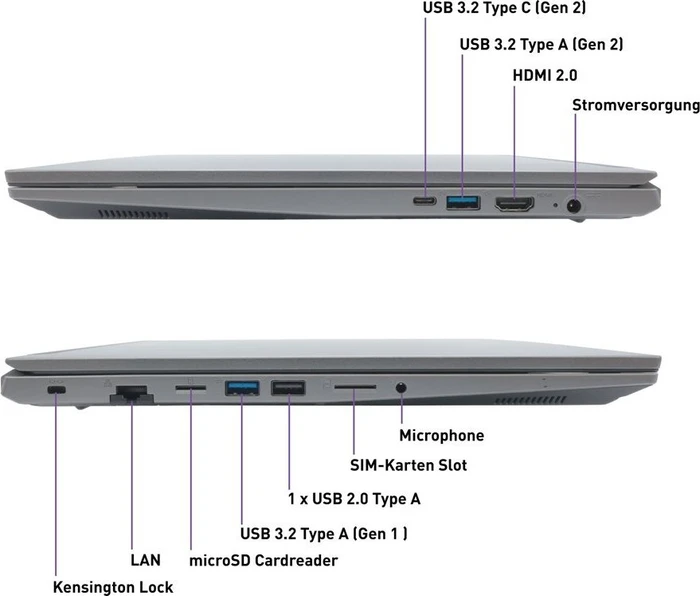 Wortmann Terra Mobile 1717R, Core i5-1334U, 16GB RAM, 1TB SSD, DE