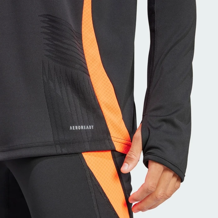 adidas Tiro 24 Pro Funktionsshirt langarm black/app solar red (Herren)