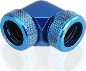 Bykski 90° 14mm Rigid Fitting, blau