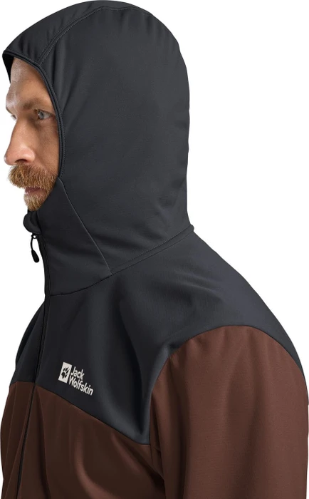 Jack Wolfskin Feldberg Hoody Funktionsjacke hot choc (Herren)
