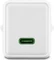 Hama GaN Schnellladegerät Super-Mini, USB-C, 1x USB-C, 45W, weiß Vorschaubild