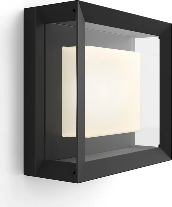 Philips Hue White and Color Ambiance Econic Wandleuchte schwarz