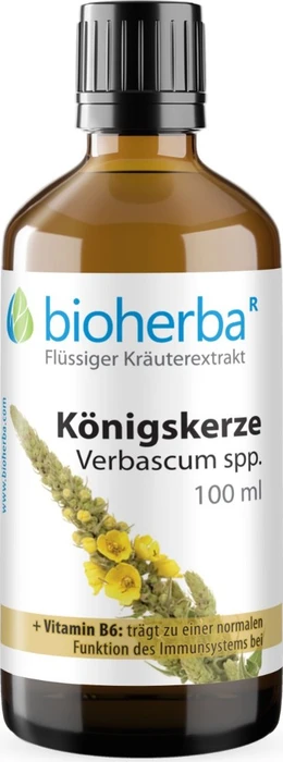 Bioherba Königskerze Verbascum spp. Tropfen Tinktur, 50ml