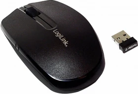 LogiLink Wireless Travel Mouse schwarz, USB (ID0114)