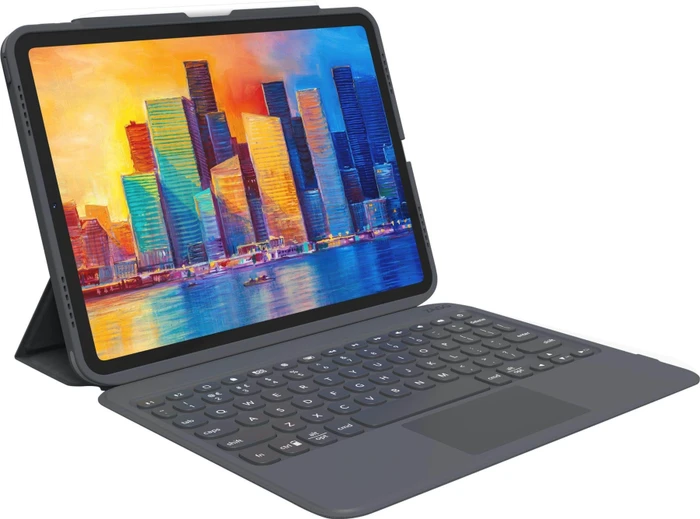 ZAGG Pro Keys mit Trackpad für iPad Air 4/iPad Pro 11", schwarz/grau, DE