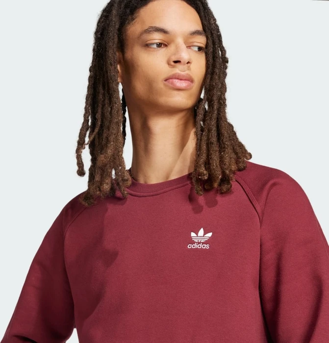 adidas Trefoil Essentials Sweatshirt shadow red (Herren)