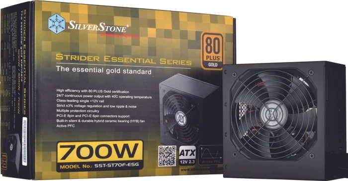 SilverStone Strider Essential Series Gold 700W, ATX 2.3