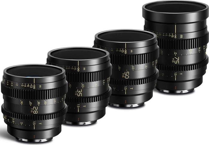 Thypoch Simera-C 28/35/50/75mm T1.5 FF Prime Cine 4 Lens Set für Sony E
