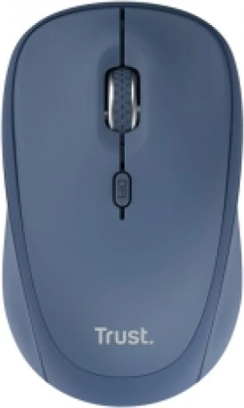 Trust Yvi+ Silent Wireless Compact Mouse blau, Clevergreen, USB