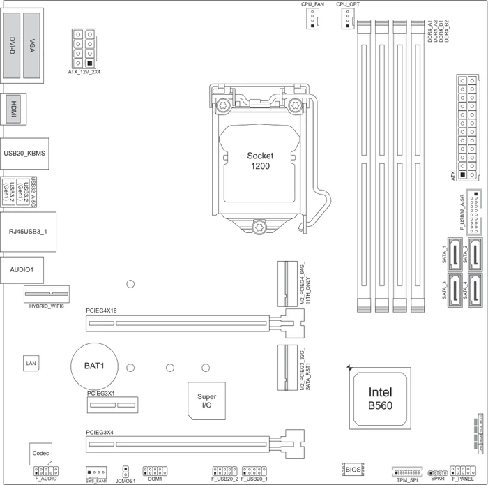 Biostar B560MX-E Pro (Intel 1200)