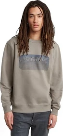 G-Star Stacked Old Skool Logo Sweatshirt elephant skin (Herren)