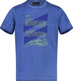 CMP Stretch Jersey T-Shirt kurzarm blau (Junior)