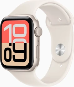 Apple Watch SE 3 (GPS) 44mm polarstern mit Sportarmband M/L polarstern