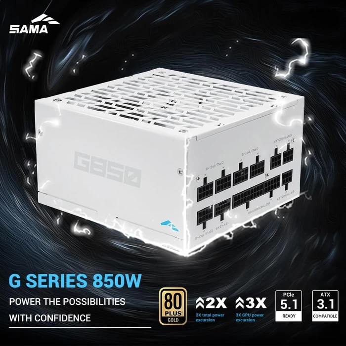 SAMA G Series G850 weiß 850W, ATX 3.1