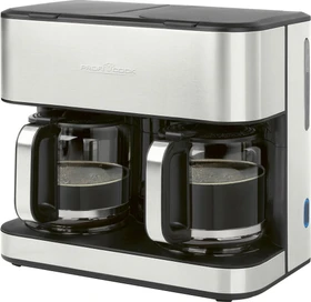 Proficook PC-KAD 1308 Duo-Kaffeemaschine inox