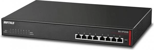 Buffalo BS-XP Desktop 10G Smart Switch, 8x RJ-45