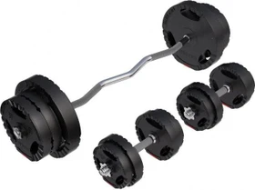 Gorilla Sports Kunststoff Gripper Sternverschluss Sz-Curl Set 70kg