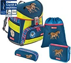Step by Step Light DIN Horse Family Schultaschen-Set, 4-tlg.