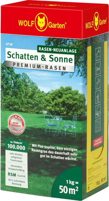 Wolf-Garten LP-50 Saatgut Premium-Rasen ab  19,97 (2026) | Preisvergleich  Geizhals Deutschland