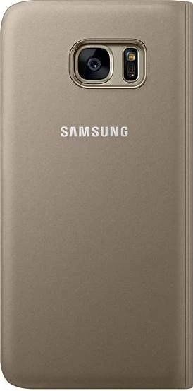 Samsung S-View Cover für Galaxy S7 Edge gold