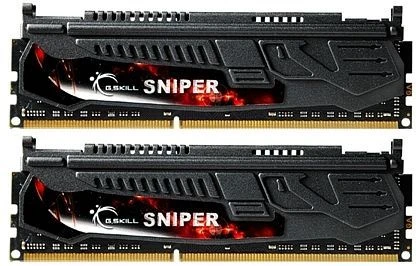 G.Skill Sniper UDIMM 8GB Kit, DDR3-2400, CL11-13-13-31
