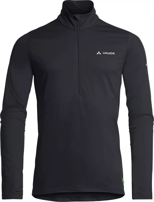 Vaude Livigno Halfzip II Fleece Funktionsshirt langarm schwarz (Herren)
