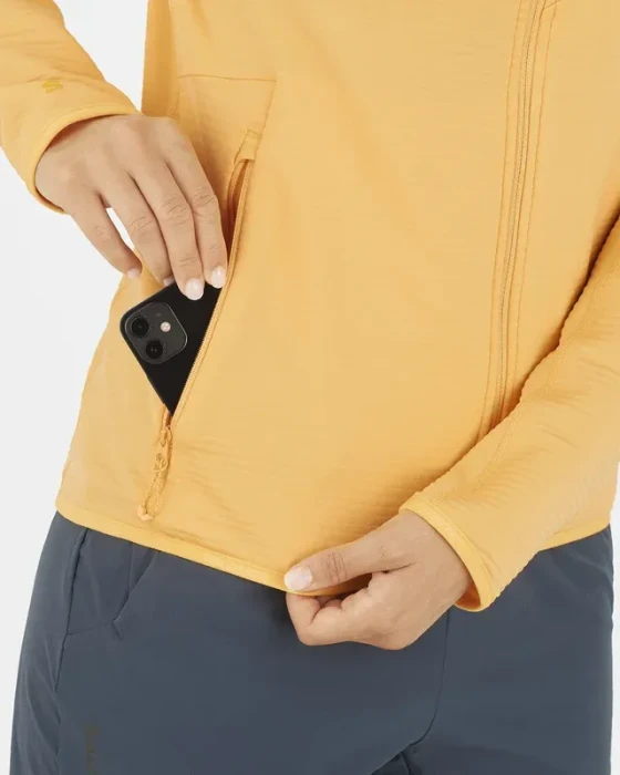 Salomon Essential Lightwarm Jacke warm apricot (Damen)