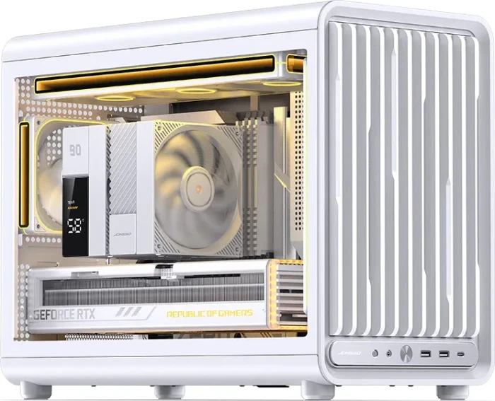 Jonsbo D33 White, Glasfenster