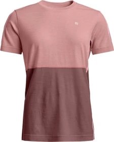 Ortovox 185 Rock'N'Wool Funktionsshirt kurzarm dusk rose (Damen)