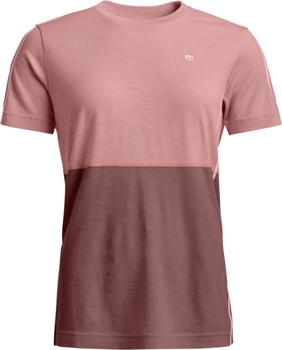 Ortovox 185 Rock'N'Wool Funktionsshirt kurzarm dusk rose (Damen)