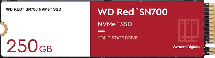 Western Digital Red SN700 NVMe NAS SSD - 1DWPD 250GB, M.2 2280 / M-Key / PCIe 3.0 x4