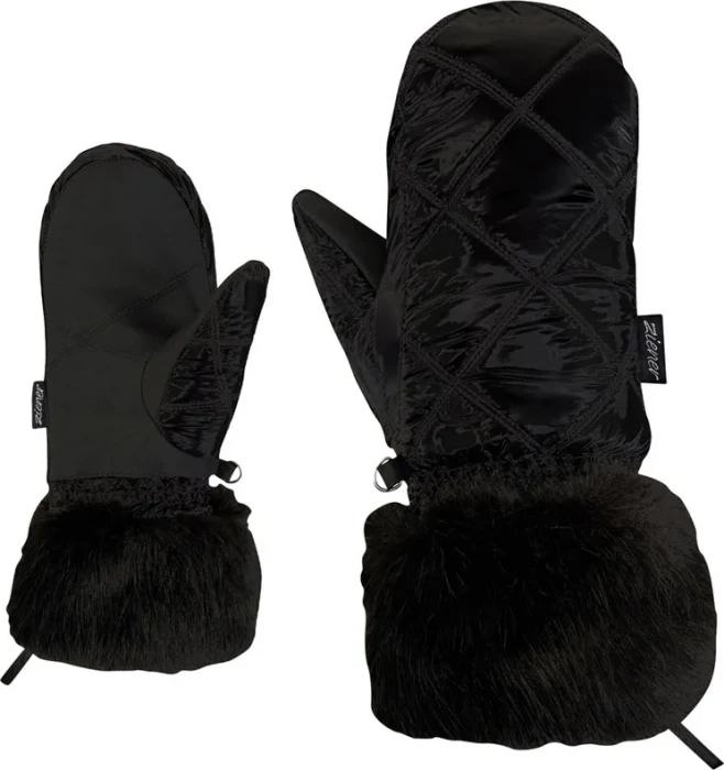 Ziener Kwinzi Mitten Skihandschuhe schwarz (Damen)