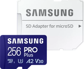 Samsung PRO Plus R180/W130 256GB Kit, UHS-I U3, A2, Class 10