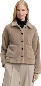 Tom Tailor Fake Fur Jacke soft taupe grey (Damen)
