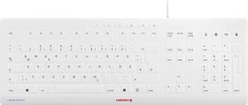 Cherry Stream Protect Keyboard-grau, weiß/grau, USB, DE (JK-8502DE-0)